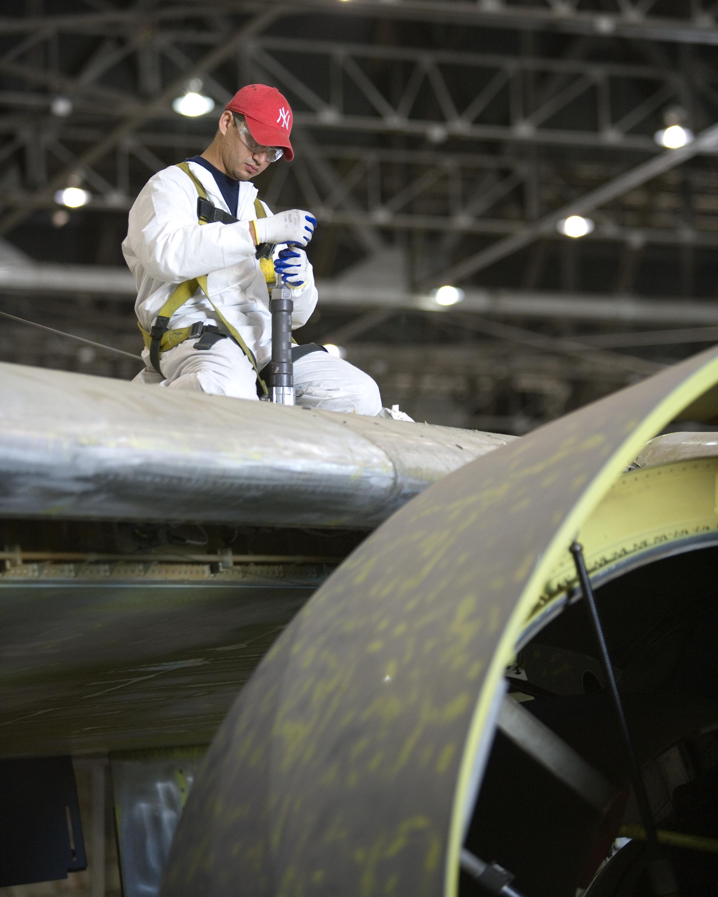 NAAS technician at work